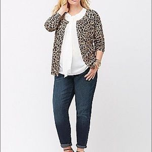 Lane Bryant Animal Print Cardigan